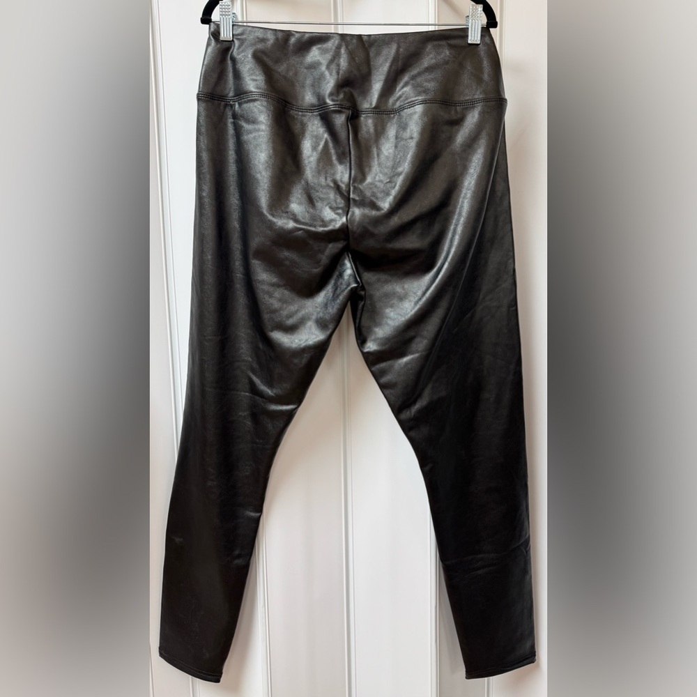 NEW BP. By Nordstrom Women’s Black Faux Leather Leggings Size XL - Picture 4 of 6